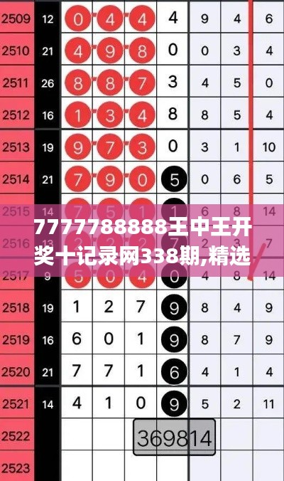 7777788888王中王开奖十记录网338期,精选解读100%精准_限量款86.390-6