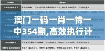 澳门一码一肖一恃一中354期,高效执行计划设计_Prime5.145