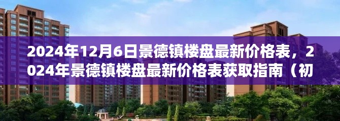 2024年景德镇楼盘最新价格表及获取指南(初学者与进阶用户必备)