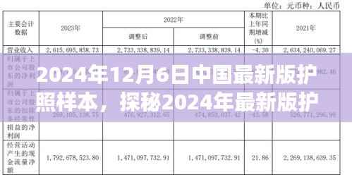 探秘中国最新版护照样本,特色小店之旅,2024年护照新面貌揭秘