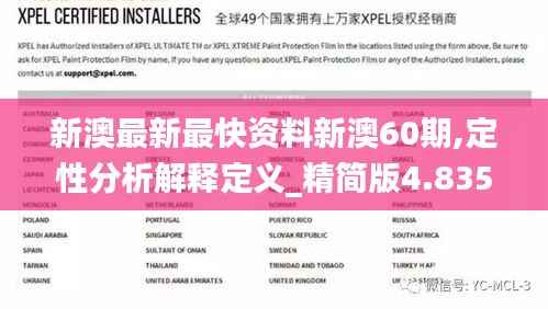 新澳最新最快资料新澳60期,定性分析解释定义_精简版4.835