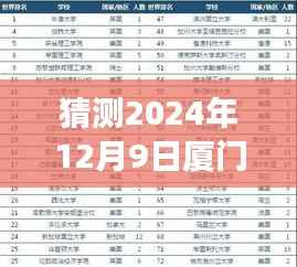 猜测2024年12月9日厦门热门限号,限号风云中的温情一日——厦门,2024年12月9日