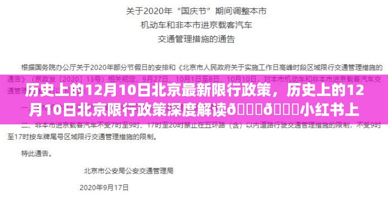 历史上的12月10日北京限行政策深度解读与小红书热议焦点分析