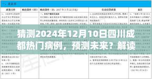 四川成都热门病例趋势预测指南,解读未来病例趋势至2024年12月10日猜测报告