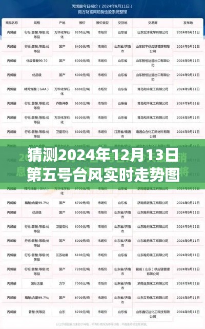 探秘未来风暴,第五号台风实时走势图智能预测系统重磅更新