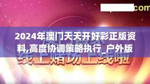 2024年澳门天天开好彩正版资料,高度协调策略执行_户外版110.531