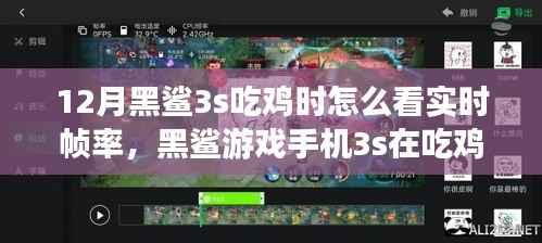 黑鲨游戏手机3s吃鸡实时帧率体验与评测,流畅度一览