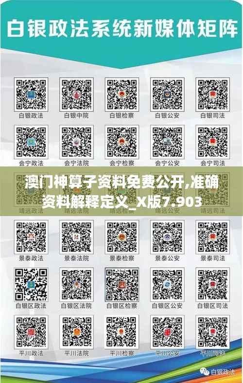 澳门神算子资料免费公开,准确资料解释定义_X版7.903