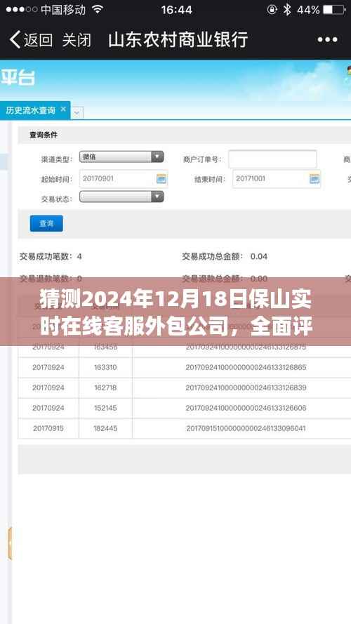 2024年保山实时在线客服外包公司全面评测与发展蓝图预测