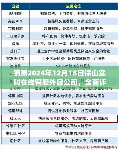 2024年保山实时在线客服外包公司全面评测与发展蓝图预测