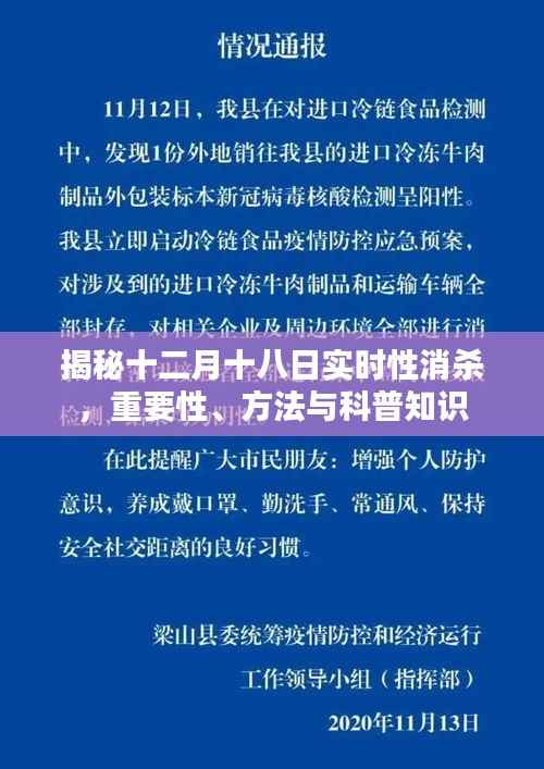 揭秘十二月十八日实时消杀,重要性、方法与科普知识详解