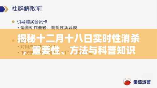 揭秘十二月十八日实时消杀,重要性、方法与科普知识详解
