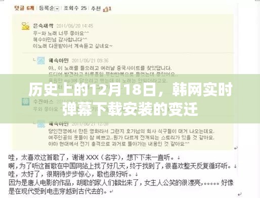 韩网实时弹幕下载安装变迁,历史视角下的12月18日