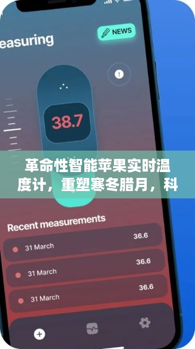 革命性智能苹果实时温度计,科技温暖,寒冬中的生活新宠