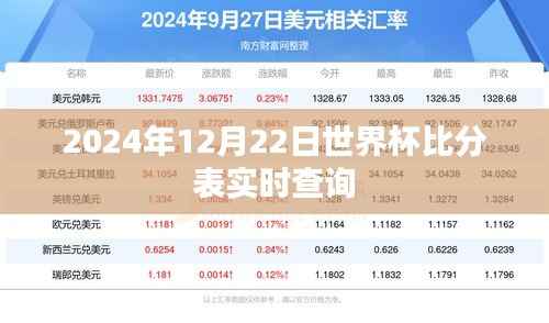 世界杯比分表实时查询,2024年世界杯赛程表及结果预测