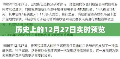 历史上的大事件,12月27日实时回顾
