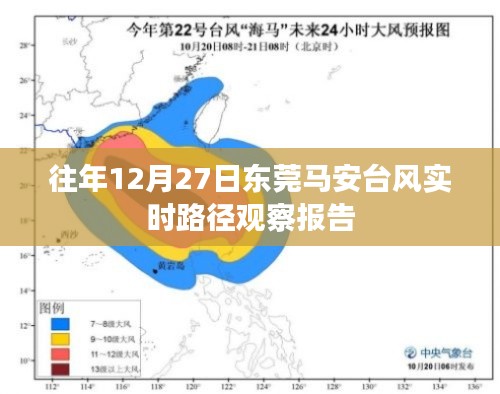 东莞马安台风实时路径观察报告,历年12月27日分析