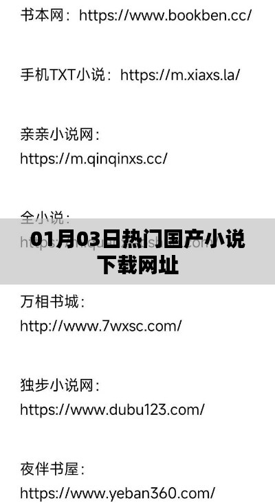 热门国产小说下载网址大放送,最新精选推荐