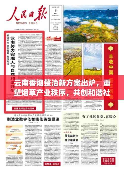 云南香烟整治新方案出炉,重塑烟草产业秩序,共创和谐社会新篇章
