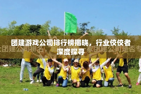 团建游戏公司排行榜揭晓,行业佼佼者深度探寻