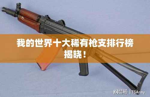 我的世界十大稀有枪支排行榜揭晓!