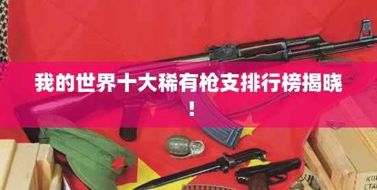 我的世界十大稀有枪支排行榜揭晓!