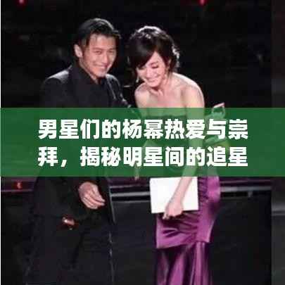 男星们的杨幂热爱与崇拜,揭秘明星间的追星情缘