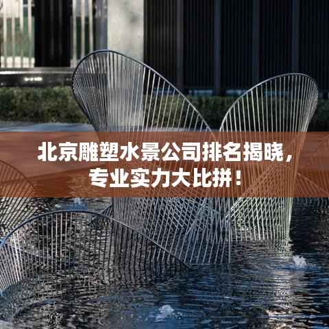 北京雕塑水景公司排名揭晓,专业实力大比拼!