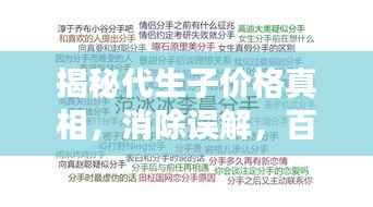 揭秘代生子价格真相,消除误解,百度热搜标题推荐