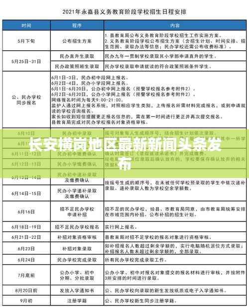 长安横岗地区最新新闻头条发布