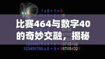 比赛464与数字40的奇妙交融,揭秘背后的神秘魅力