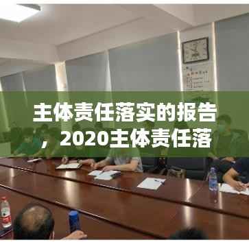 主体责任落实的报告,2020主体责任落实报告