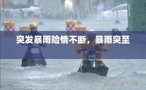 突发暴雨险情不断,暴雨突至