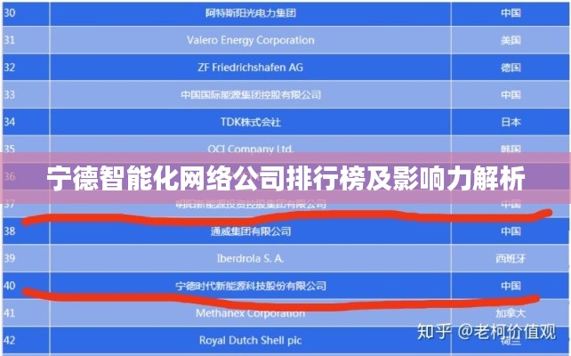宁德智能化网络公司排行榜及影响力解析