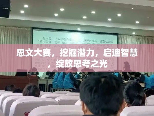 思文大赛,挖掘潜力,启迪智慧,绽放思考之光